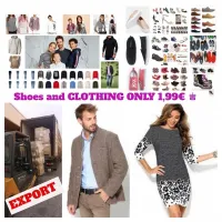 XL clothing and footwear large export stock